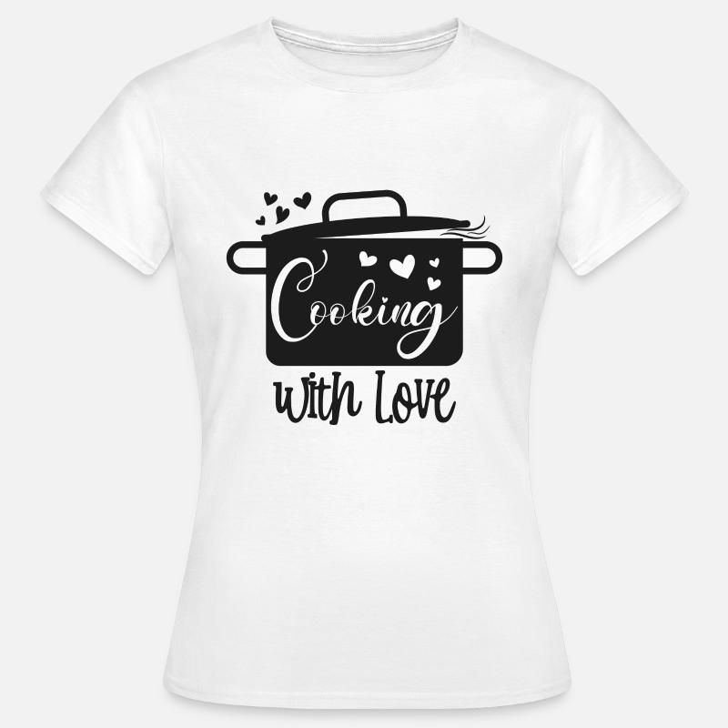 Kochen - Frauen T-Shirt - Weiß