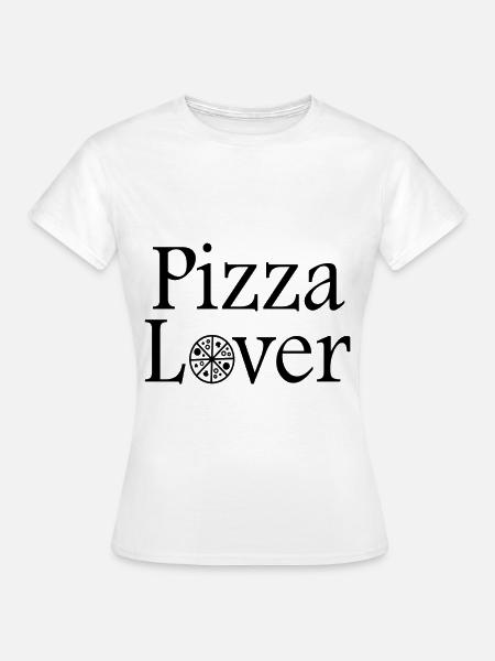 Pizza Lover - Frauen T-Shirt - Weiß