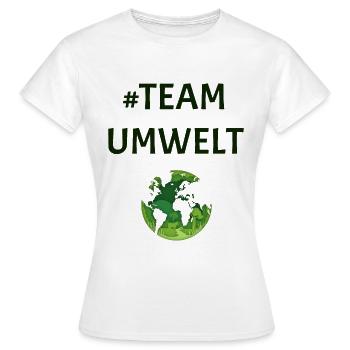 Équipe Environnement - T-shirt Femme - blanc - Devant - AI Model Female 172 dark (172cm)