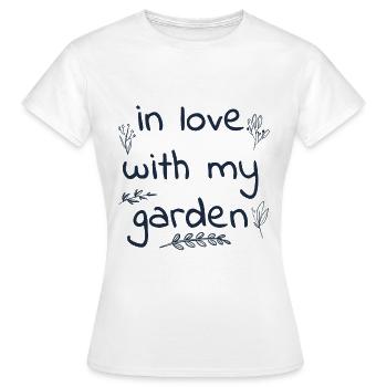 Jardin disant - T-shirt Femme - blanc - Devant - AI Model Female 172 dark (172cm)