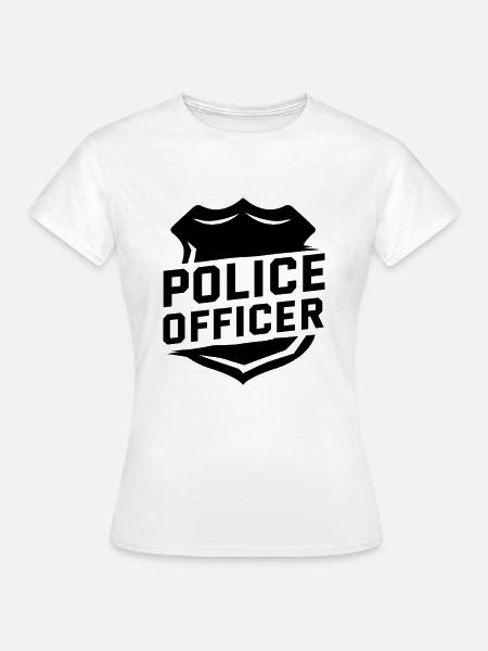 Polizei Polizist - Frauen T-Shirt - Weiß