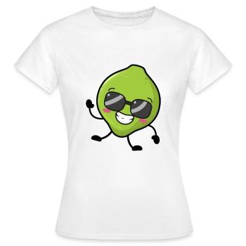 Cool lime - Women's T-Shirt - white - Front - AI Model Female 172 dark (172cm)