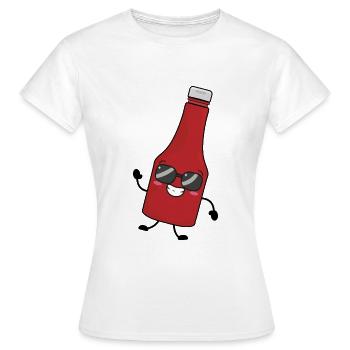 Ketchup - T-shirt Femme - blanc - Devant - AI Model Female 172 dark (172cm)