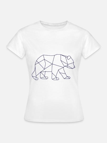 Bär Eisbär - Frauen T-Shirt - Weiß