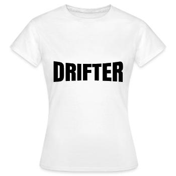 Drifter - Frauen T-Shirt - Weiß - Vorne - AI Model Female 172 dark (172cm)