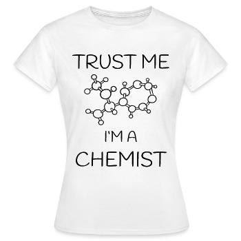 Chimiste - T-shirt Femme - blanc - Devant - AI Model Female 172 dark (172cm)