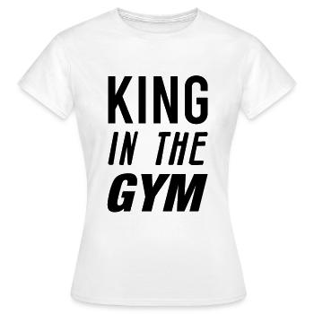 gym - T-shirt Femme - blanc - Devant - AI Model Female 172 dark (172cm)