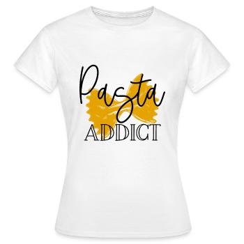 Pâtes pâtes - T-shirt Femme - blanc - Devant - AI Model Female 172 dark (172cm)