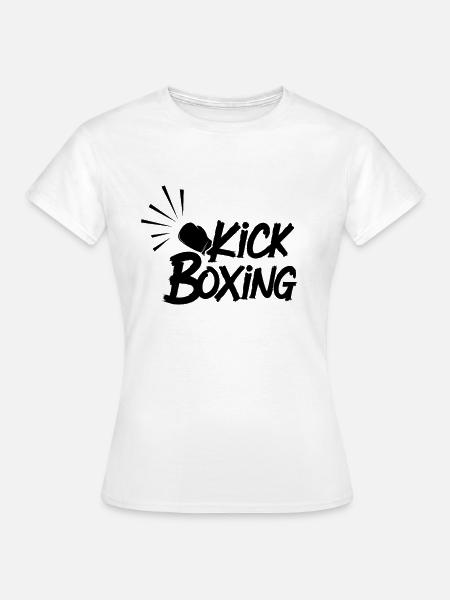 Kick Boxing Boxer - Frauen T-Shirt - Weiß