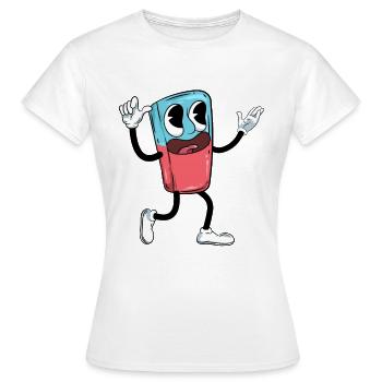 Eraser School - Women's T-Shirt - white - Front - AI Model Female 172 dark (172cm)