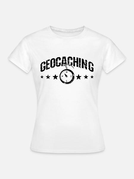 Geocaching - Frauen T-Shirt - Weiß