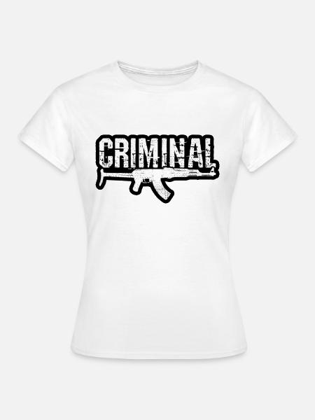 Criminal - Frauen T-Shirt - Weiß