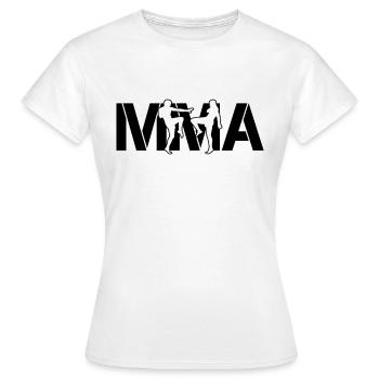 Le MMA - T-shirt Femme - blanc - Devant - AI Model Female 172 dark (172cm)