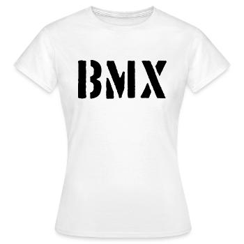 Le BMX - T-shirt Femme - blanc - Devant - AI Model Female 172 dark (172cm)