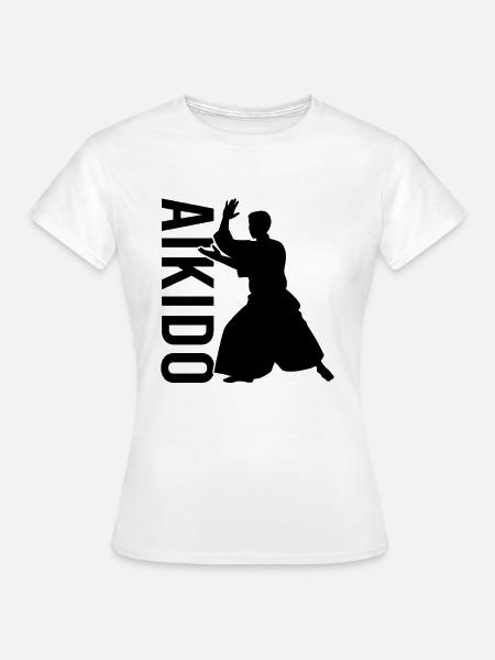 Aikido - Frauen T-Shirt - Weiß