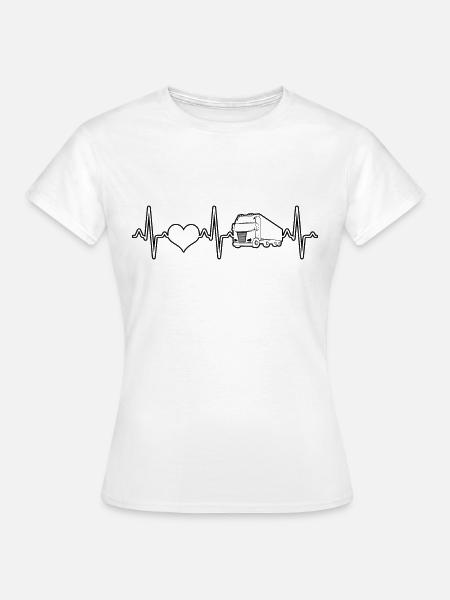 Latidos del camión - Camiseta mujer - blanco