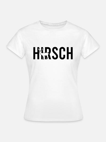 Hirsch - Frauen T-Shirt - Weiß