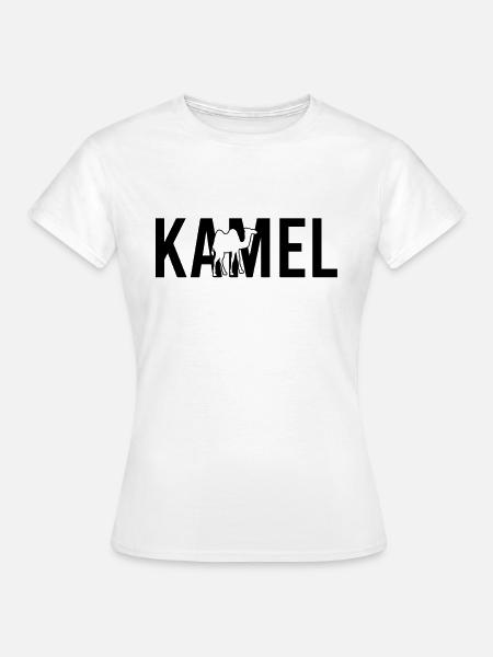 Kamel - Frauen T-Shirt - Weiß
