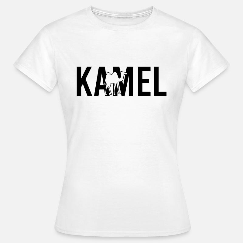 Kamel - Frauen T-Shirt - Weiß