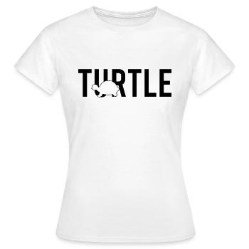 Turtle turtle - Women's T-Shirt - white - Front - AI Model Female 172 dark (172cm)