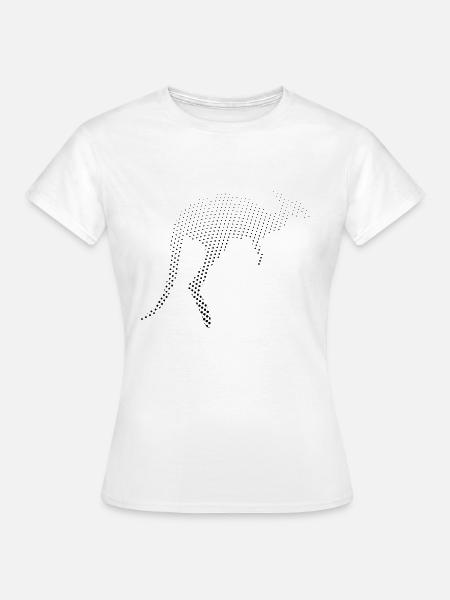 Känguru - Frauen T-Shirt - Weiß