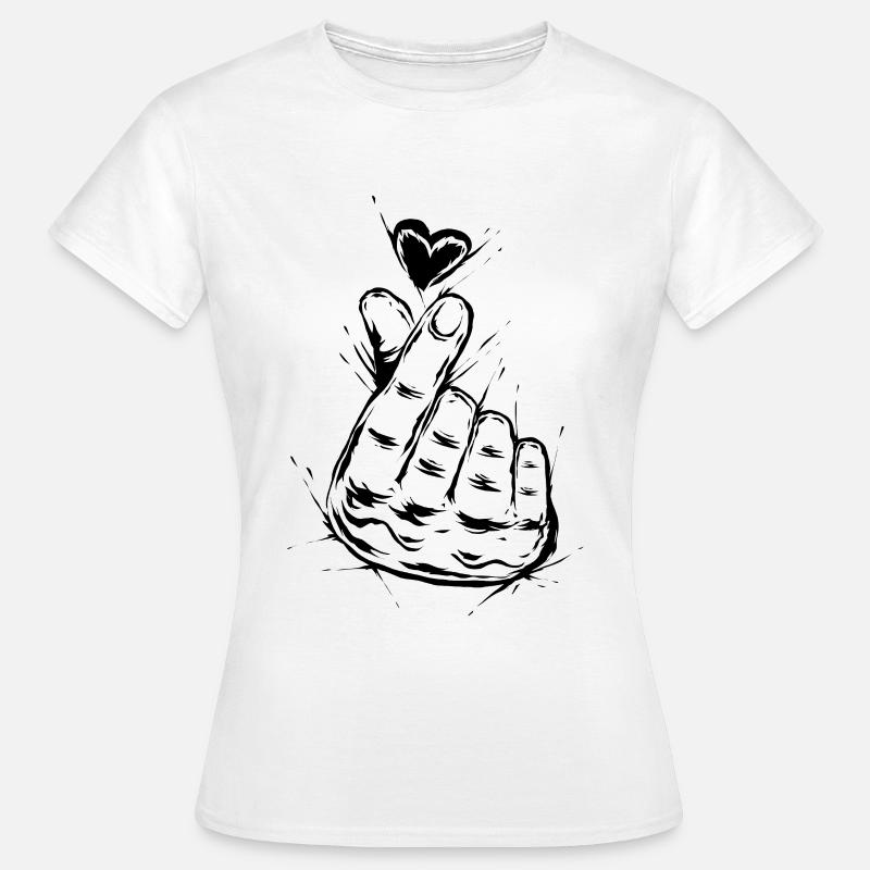 K-Pop - Frauen T-Shirt - Weiß