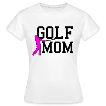 golf mom - Frauen T-Shirt - Weiß - Vorne - AI Model Female 172 dark (172cm)