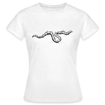 Regenwurm Garten - Frauen T-Shirt - Weiß - Vorne - AI Model Female 172 dark (172cm)