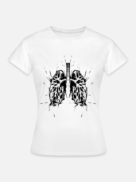Lunge - Frauen T-Shirt - Weiß