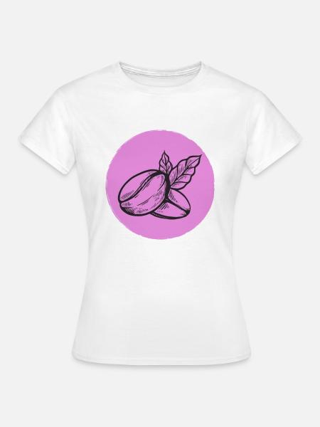 Kaffee Kaffeebohne - Frauen T-Shirt - Weiß