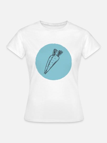 Karotte - Frauen T-Shirt - Weiß