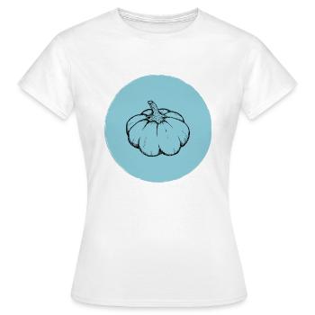 Citrouille - T-shirt Femme - blanc - Devant - AI Model Female 172 dark (172cm)