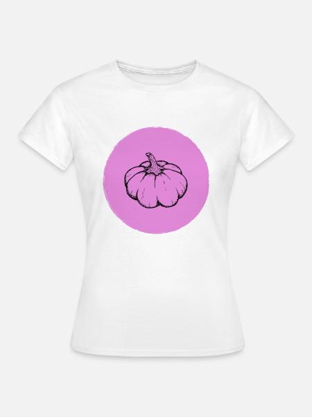 Kürbis - Frauen T-Shirt - Weiß