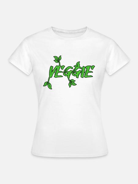 Vegan Veggie - Frauen T-Shirt - Weiß