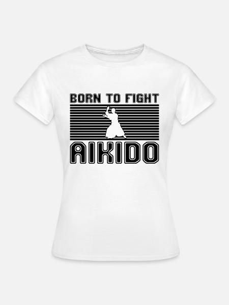 Aikido - Frauen T-Shirt - Weiß