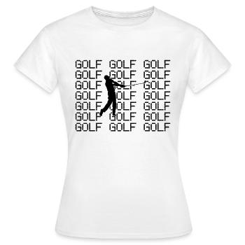 Golfe - T-shirt Femme - blanc - Devant - AI Model Female 172 dark (172cm)