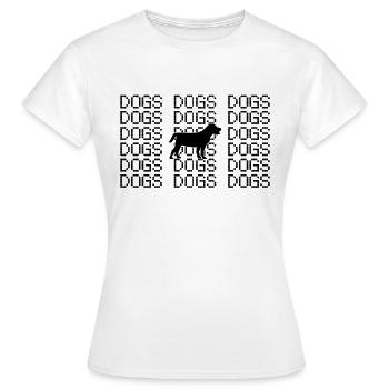 Canine - Women's T-Shirt - white - Front - AI Model Female 172 dark (172cm)