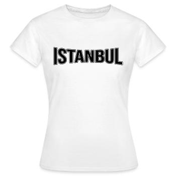 Istanbul - T-shirt Femme - blanc - Devant - AI Model Female 172 dark (172cm)