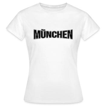 Munich - T-shirt Femme - blanc - Devant - AI Model Female 172 dark (172cm)