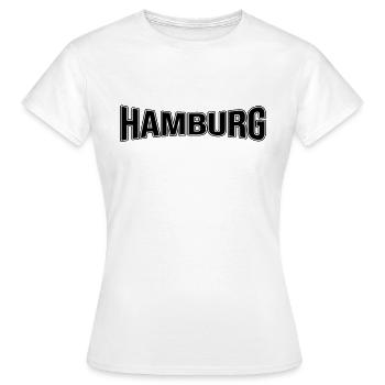 Hambourg - T-shirt Femme - blanc - Devant - AI Model Female 172 dark (172cm)
