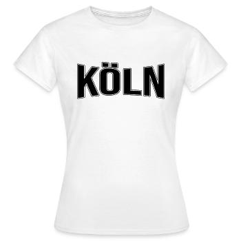Cologne - T-shirt Femme - blanc - Devant - AI Model Female 172 dark (172cm)