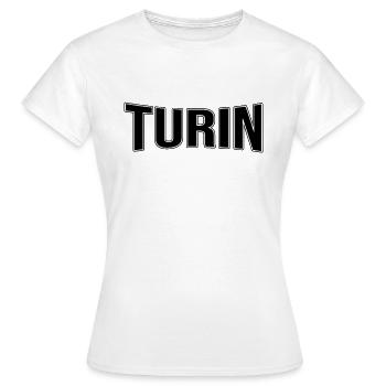 Turin - T-shirt Femme - blanc - Devant - AI Model Female 172 dark (172cm)