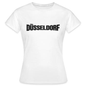 Dusseldorf - T-shirt Femme - blanc - Devant - AI Model Female 172 dark (172cm)