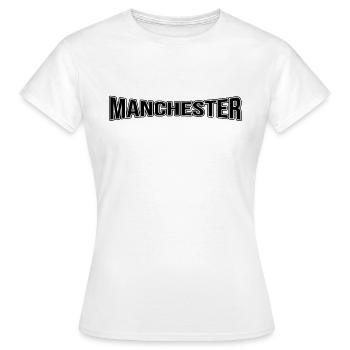 Manchester - Women's T-Shirt - white - Front - AI Model Female 172 dark (172cm)