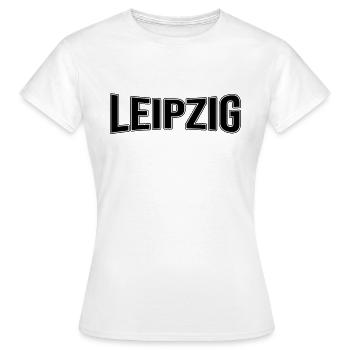 Leipzig - T-shirt Femme - blanc - Devant - AI Model Female 172 dark (172cm)