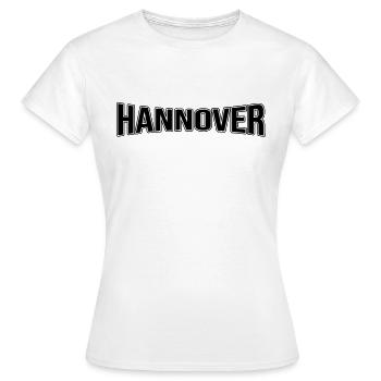 Hanovre - T-shirt Femme - blanc - Devant - AI Model Female 172 dark (172cm)