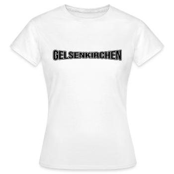 Gelsenkirchen - T-shirt Femme - blanc - Devant - AI Model Female 172 dark (172cm)