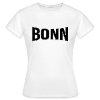 Bonn - T-shirt Femme - blanc - Devant - AI Model Female 172 dark (172cm)