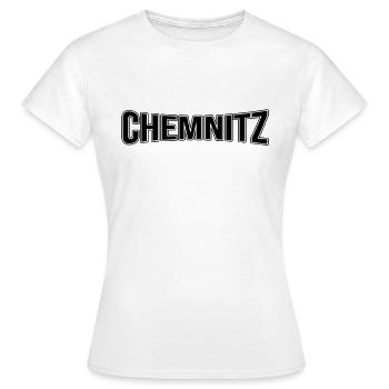 Chemnitz - Frauen T-Shirt - Weiß - Vorne - AI Model Female 172 dark (172cm)