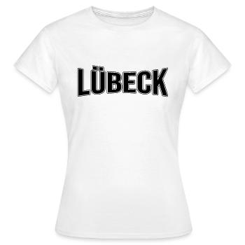 Lübeck - T-shirt Femme - blanc - Devant - AI Model Female 172 dark (172cm)